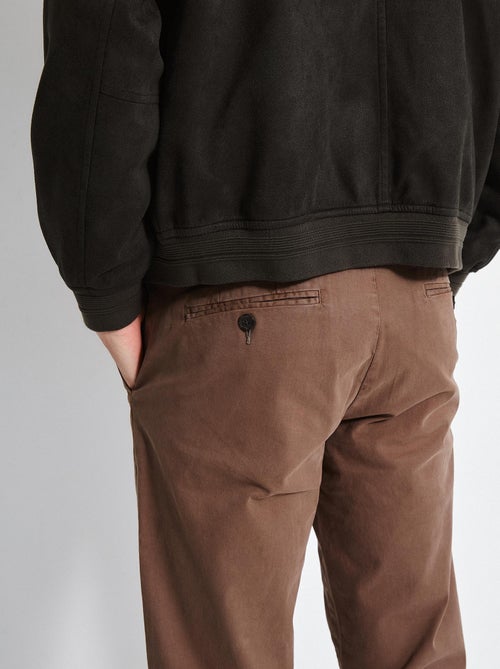 Pantalon chino slim - Kiabi