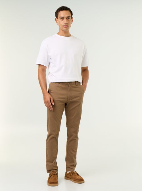 Pantalon chino slim - Kiabi