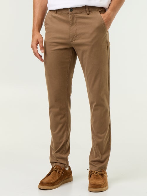 Pantalon chino slim - Kiabi