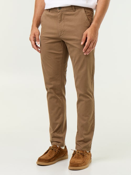 Pantalon chino slim - Kiabi