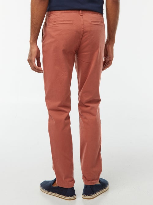 Pantalon chino slim - Kiabi