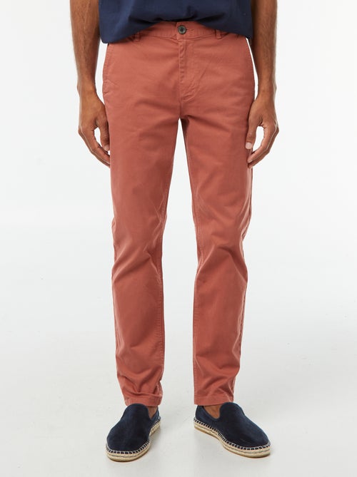 Pantalon chino slim - Kiabi