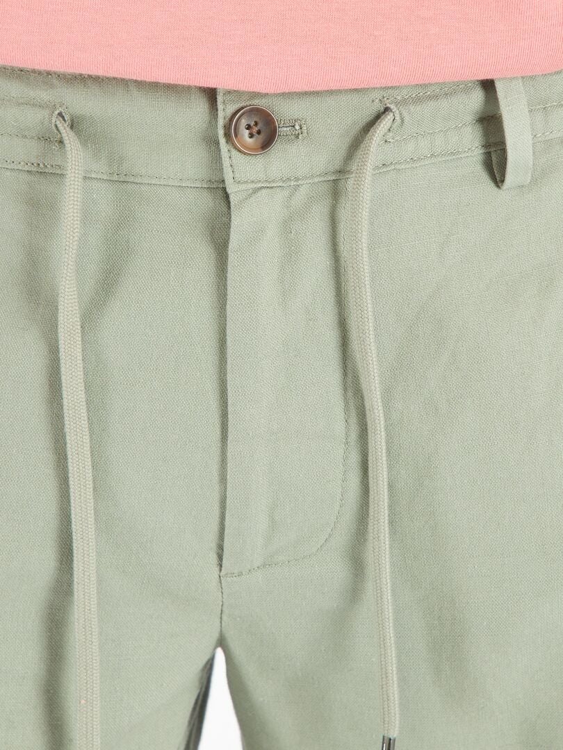 Pantalon grossesse chino - vert lichen - Kiabi - 25.00€