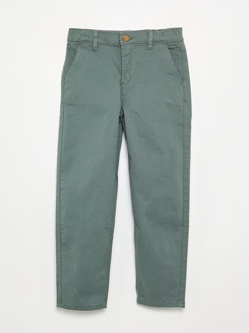 Pantalon chino slim - Kiabi