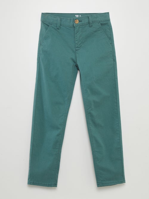 Pantalon chino slim - Kiabi