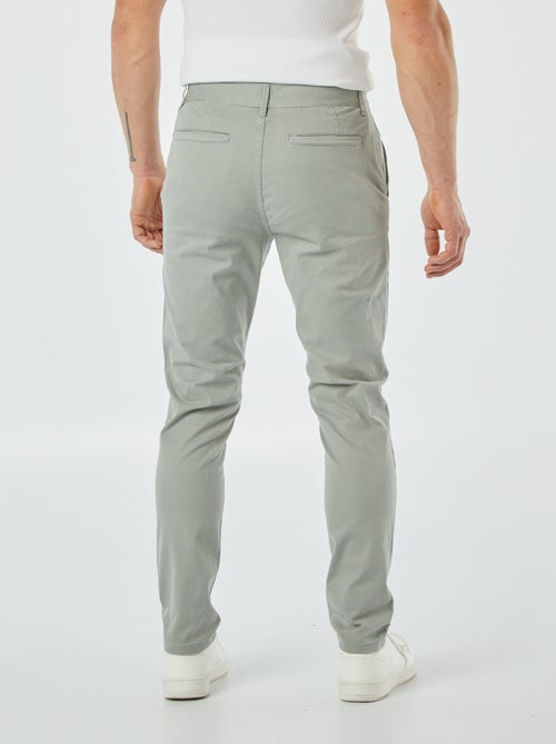 Pantalon chino slim - Kiabi