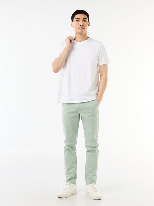 Pantalon chino slim - Kiabi