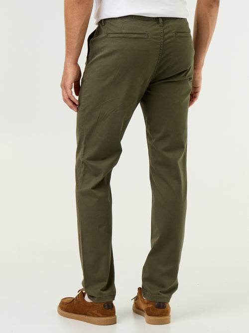 Pantalon chino slim - Kiabi
