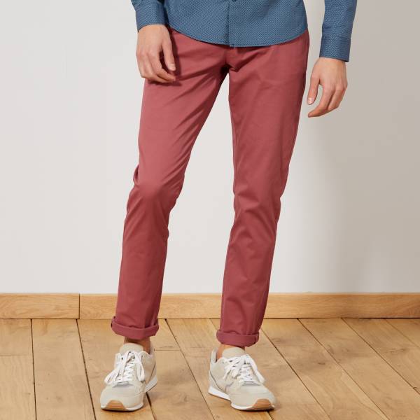 pantalon homme rose