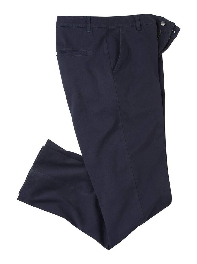 Pantalon Chino Stretch - Atlas For Men Bleu marine - Kiabi