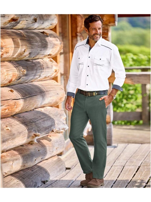 Pantalon Chino Stretch - ATLAS FOR MEN - Kiabi