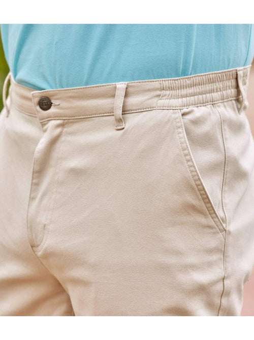 Pantalon Chino Stretch Casual   - ATLAS FOR MEN - Kiabi