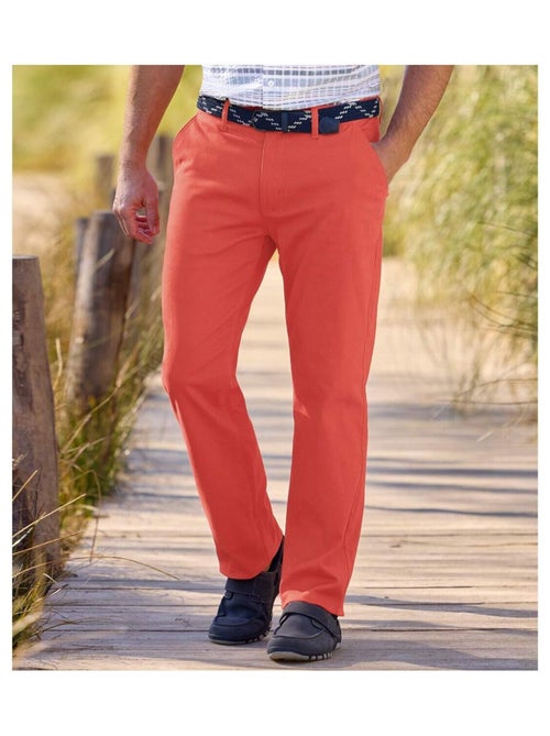 Pantalon Chino Stretch Casual   - ATLAS FOR MEN - Kiabi