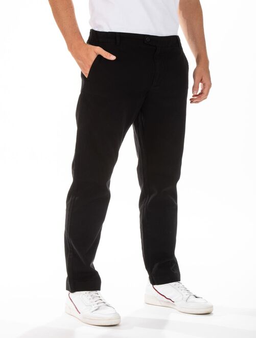 Pantalon chino hotsell elastique casual homme