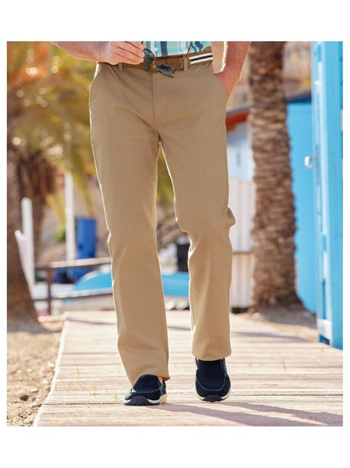 Pantalon Chino Twill Stretch  - ATLAS FOR MEN - Kiabi