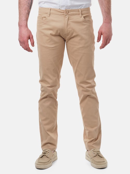 Pantalon chino uni - Kiabi