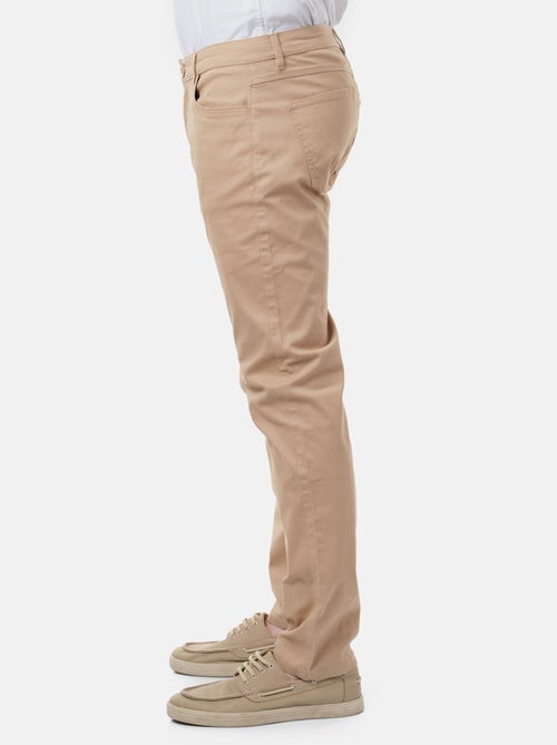 Pantalon chino uni - Kiabi
