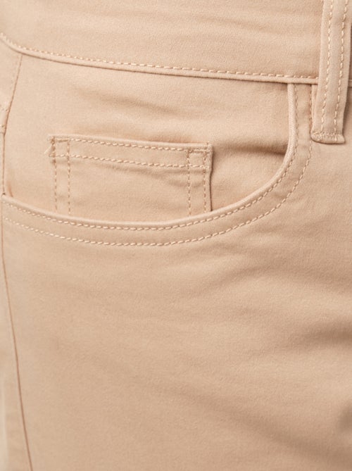 Pantalon chino uni - Kiabi