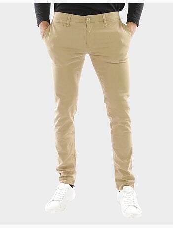 Pantalon chino uni
