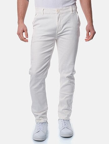 Pantalon chino uni