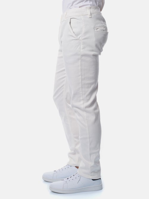 Pantalon chino uni - Kiabi