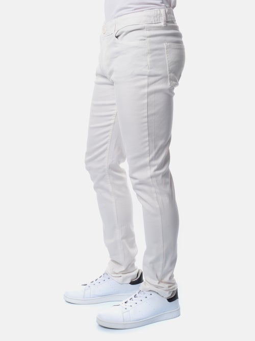 Pantalon chino uni - Kiabi