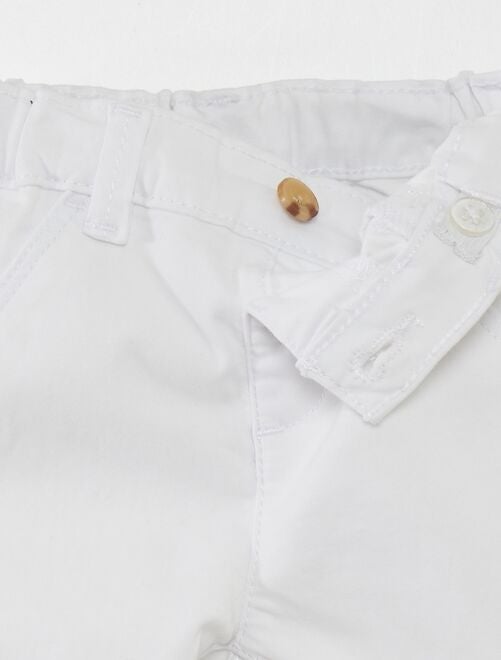 Pantalon chino blanc