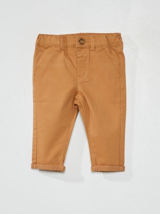 Pantalon chino uni