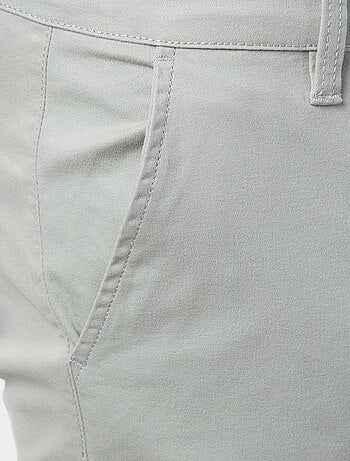 Pantalon chino uni