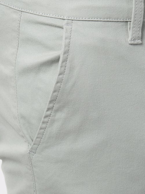 Pantalon chino uni - Kiabi