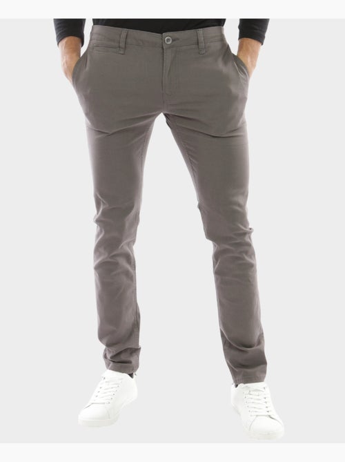 Pantalon chino uni - Kiabi