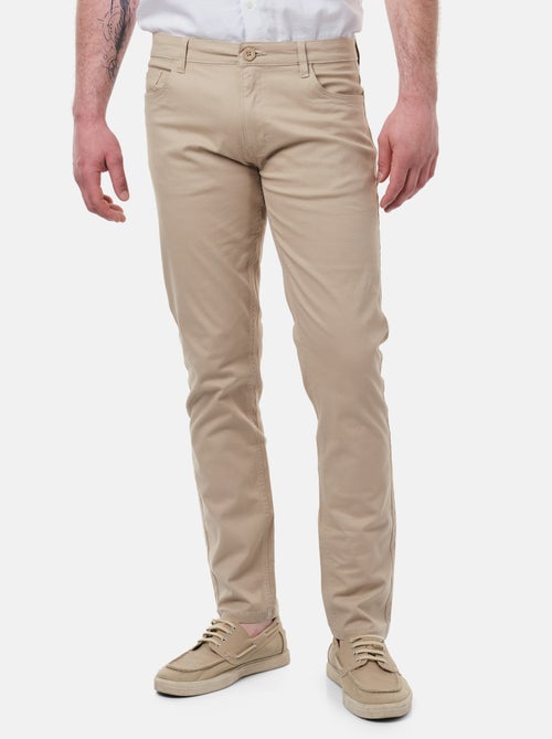 Pantalon chino uni - Kiabi