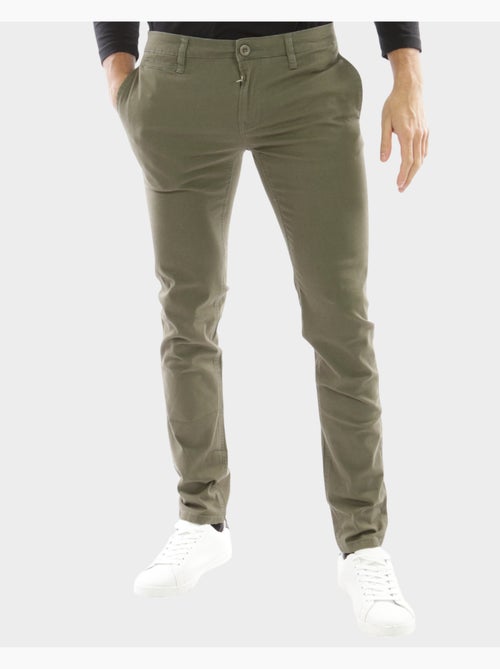 Pantalon chino uni - Kiabi