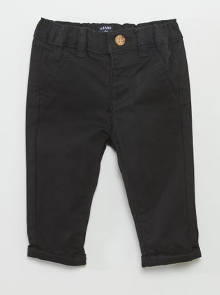 Pantalon chino uni