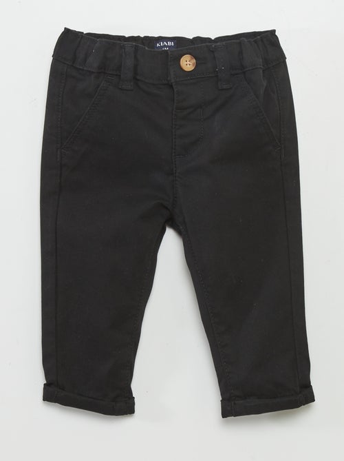 Pantalon chino uni - Kiabi