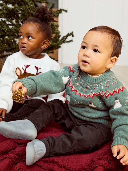 Pantalon chino uni - Kiabi