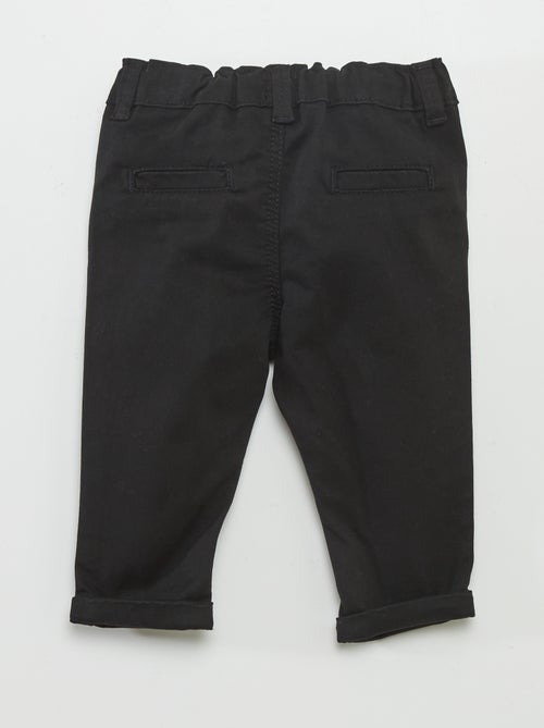 Pantalon chino uni - Kiabi
