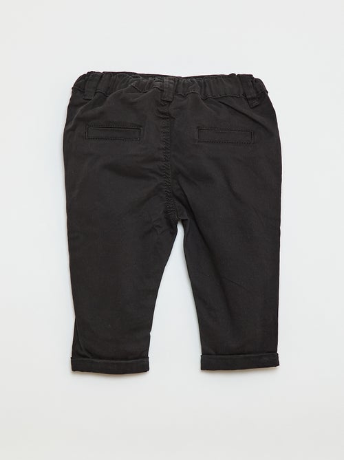 Pantalon chino uni - Kiabi
