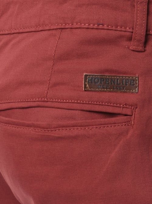 Pantalon chino uni - Kiabi