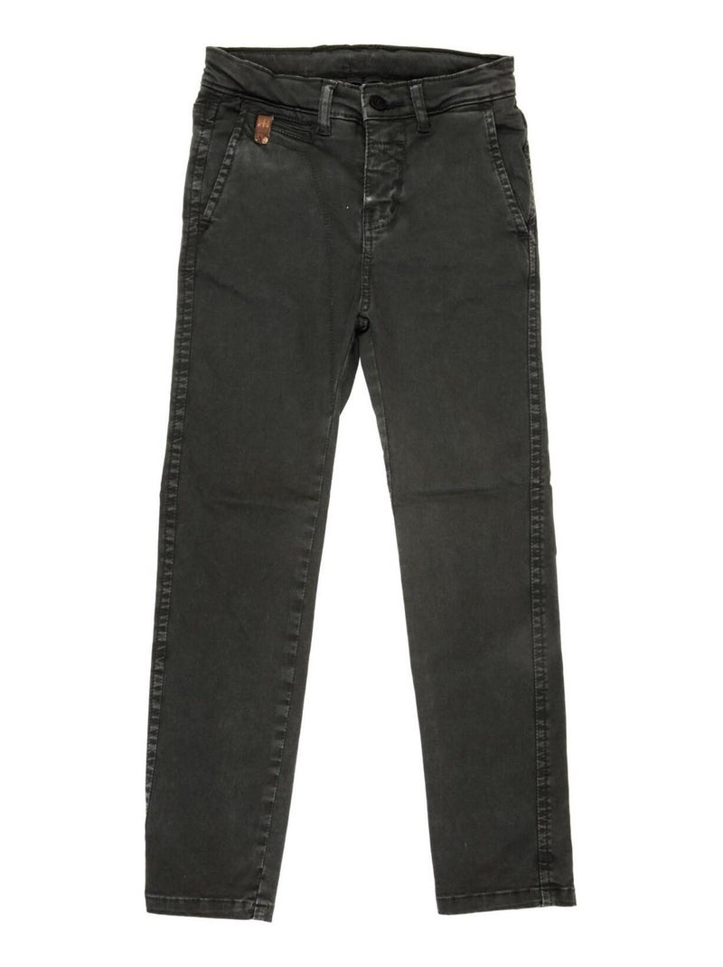 PANTALON CHINO VALBRUGE BOY gris anthracite - Kiabi