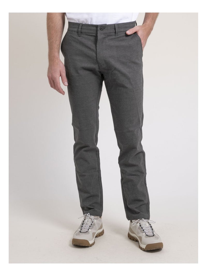 Pantalon chino VALMORIN Gris - Kiabi