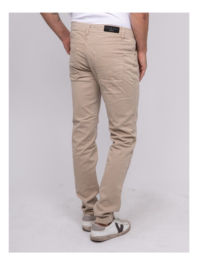 Pantalon chino varkane Beige - Kiabi