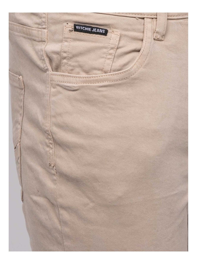 Pantalon chino varkane Beige - Kiabi