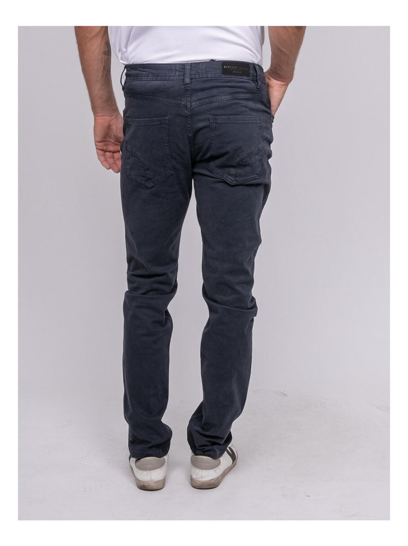 Pantalon chino varkane Bleu marine - Kiabi