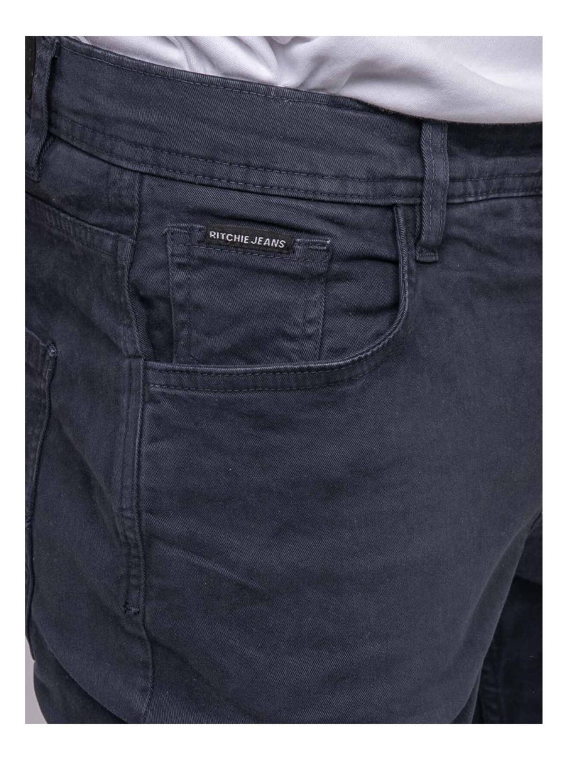 Pantalon chino varkane Bleu marine - Kiabi