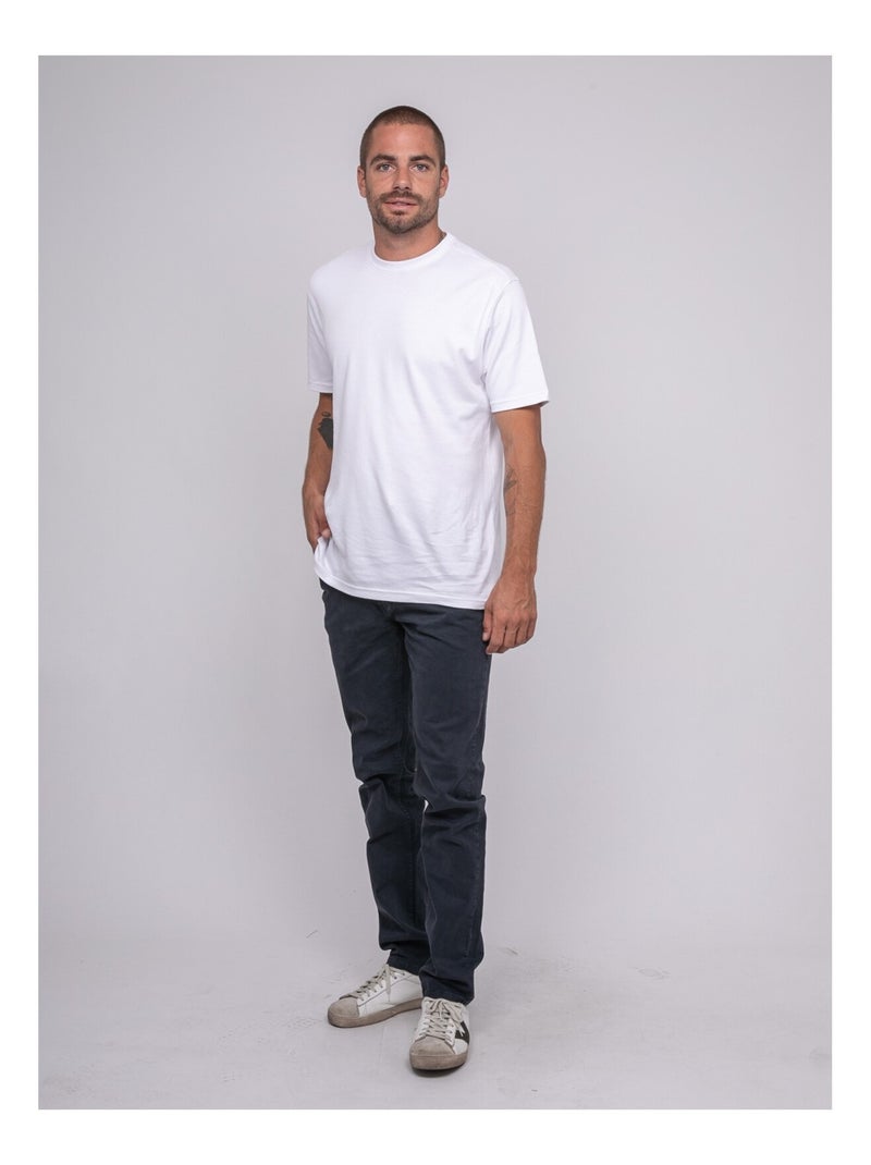 Pantalon chino varkane Bleu marine - Kiabi