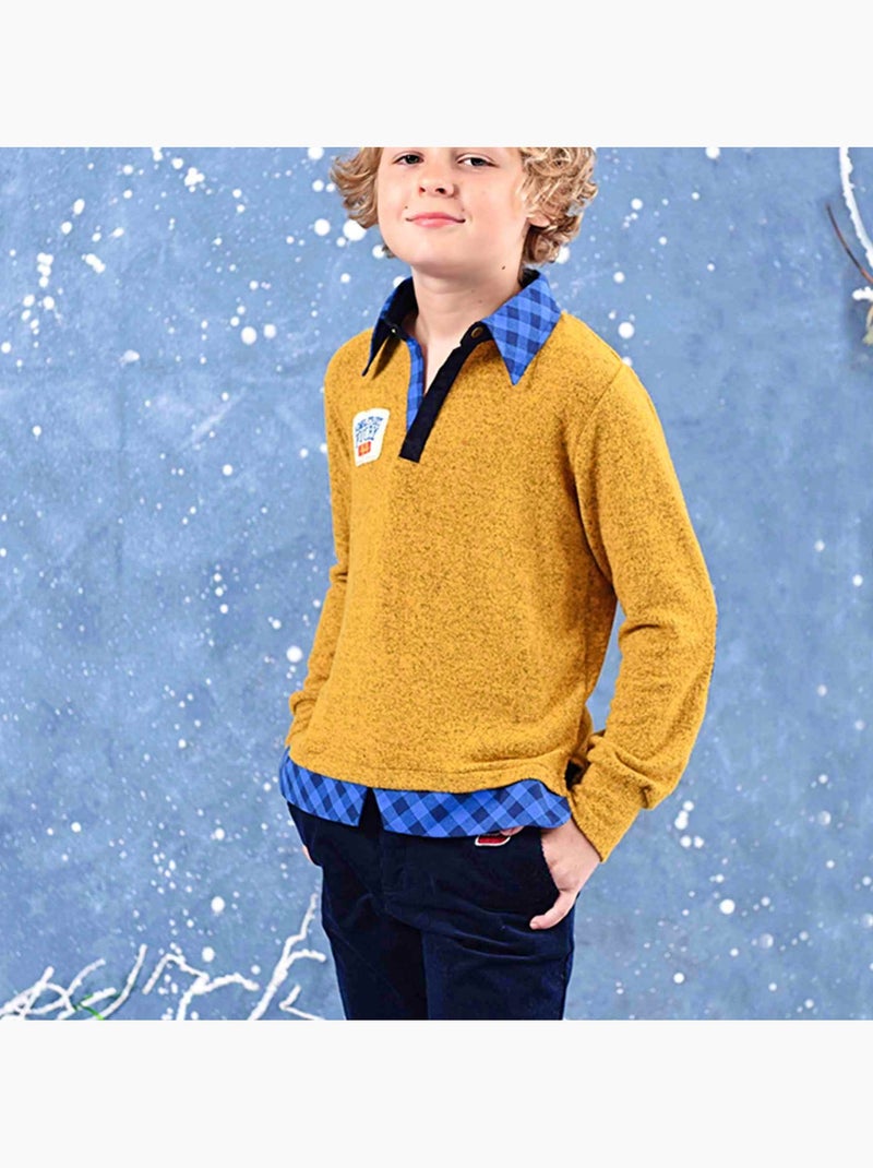 Pantalon Chino  Velours    SAINCLAIR - La Faute à Voltaire Bleu - Kiabi