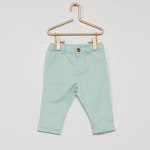 Pantalon Chino Bebe Garcon Vert Kiabi 6 30