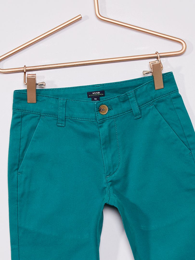 Pantalon grossesse chino - vert lichen - Kiabi - 25.00€