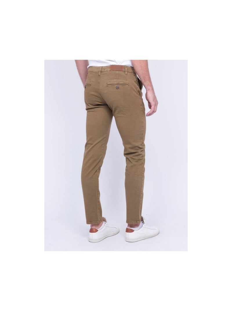 Pantalon chino VODELY Beige - Kiabi